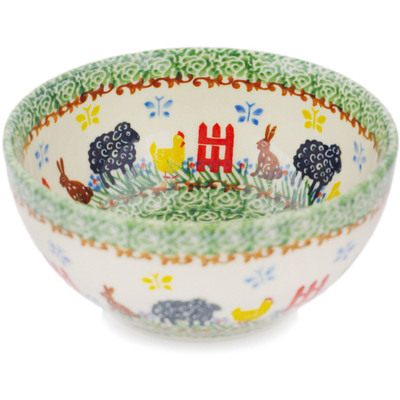 Polish Pottery Bowl 6"