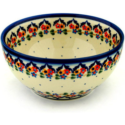 Polish Pottery Bowl 6&quot;