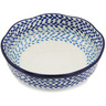 Polish Pottery Bowl 6&quot; Half And Half