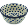 Polish Pottery Bowl 6&quot; Hearts Delight