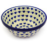 Polish Pottery Bowl 6&quot; Hearts Delight