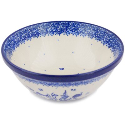 Polish Pottery Bowl 6" Insect Playtime