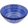 Polish Pottery Bowl 6&quot; Intricacy