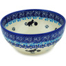 Polish Pottery Bowl 6&quot; Kitty Paw Play Time