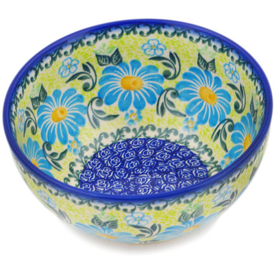 Polish Pottery Bowl 6&quot; Life&#039;s A Breeze UNIKAT