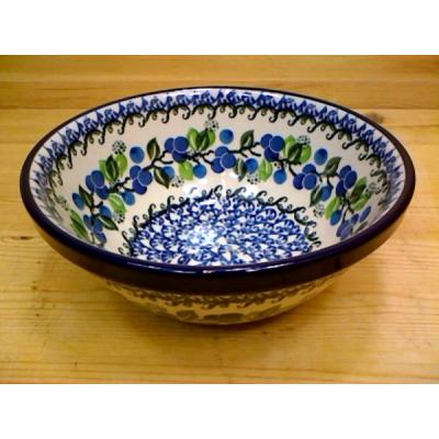 Polish Pottery Bowl 6&quot; Limeberry