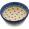 Polish Pottery Bowl 6&quot; Little Flowers