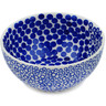 Polish Pottery Bowl 6&quot; Lots O&#039; Dots UNIKAT
