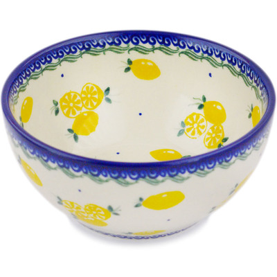 Polish Pottery Bowl 6" Main Squeeze
