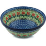 Polish Pottery Bowl 6&quot; Maraschino