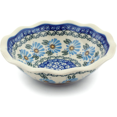 Polish Pottery Bowl 6&quot; Marigold Morning