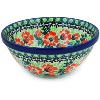 Polish Pottery Bowl 6&quot; Marvellous Surprise UNIKAT