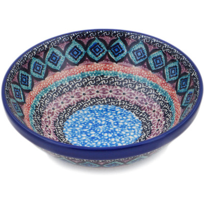 Polish Pottery Bowl 6" Mesa UNIKAT