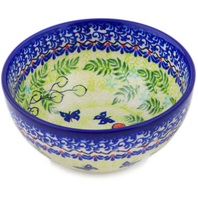 Polish Pottery Bowl 6" Metamorphosis
