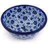 Polish Pottery Bowl 6&quot; Misty Dragonfly