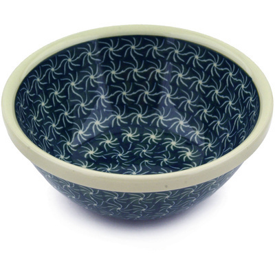 Polish Pottery Bowl 6&quot; Pinwheel