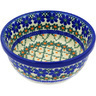 Polish Pottery Bowl 6&quot; Primrose Trellis