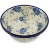 Polish Pottery Bowl 6&quot; Rain Clouds