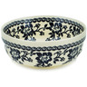Polish Pottery Bowl 6&quot; Raven&#039;s Garden