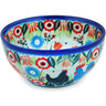 Polish Pottery Bowl 6&quot; Rooster Fiesta