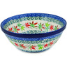 Polish Pottery Bowl 6&quot; Royal Fall UNIKAT