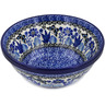 Polish Pottery Bowl 6&quot; Royal Garden UNIKAT