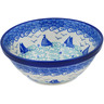 Polish Pottery Bowl 6" Sailing Day