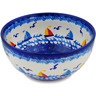 Polish Pottery Bowl 6&quot; Sailing Through Your Dreams