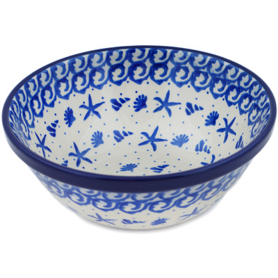 Polish Pottery Bowl 6&quot; Seaside Wonder