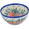 Polish Pottery Bowl 6&quot; Serenity Bouquet UNIKAT