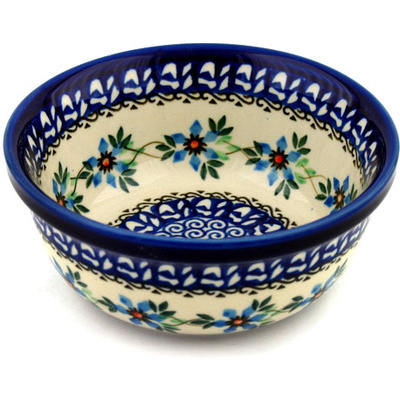 Polish Pottery Bowl 6&quot; Shady Spring