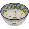 Polish Pottery Bowl 6&quot; Sheep In The Meadow