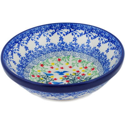 Polish Pottery Bowl 6&quot; Spring Sights UNIKAT