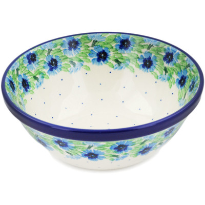 Polish Pottery Bowl 6&quot; Springing Into Spring UNIKAT