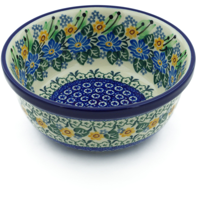 Polish Pottery Bowl 6&quot; Star Path UNIKAT