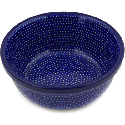 Polish Pottery Bowl 6&quot; Starry Night UNIKAT