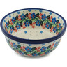 Polish Pottery Bowl 6&quot; Summer Wreath
