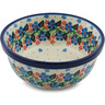 Polish Pottery Bowl 6&quot; Summer Wreath