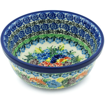 Polish Pottery Bowl 6&quot; Superb Concept UNIKAT