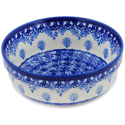 Polish Pottery Bowl 6&quot; Timeless Elegance