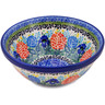 Polish Pottery Bowl 6&quot; Trio Of Beauty UNIKAT