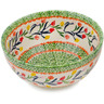 Polish Pottery Bowl 6" Tulip Ring