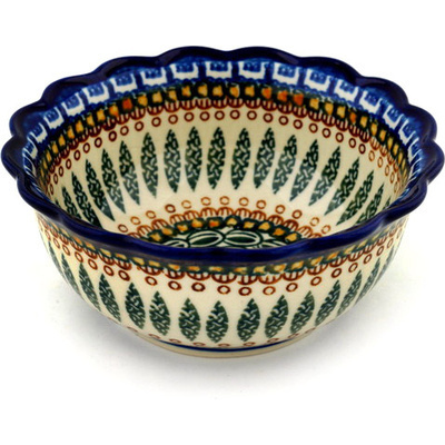 Polish Pottery Bowl 6&quot; Tuscan Countryside