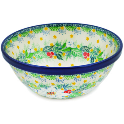 Polish Pottery Bowl 6&quot; Twinkle Stars UNIKAT