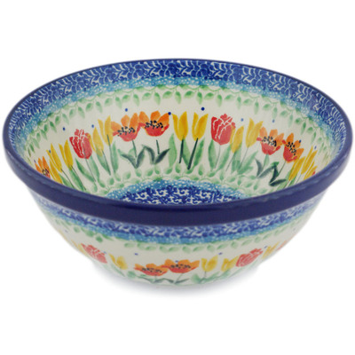 Polish Pottery Bowl 6" UNIKAT