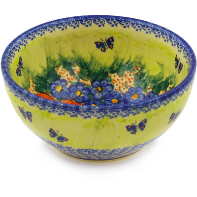 Polish Pottery Bowl 6&quot; UNIKAT