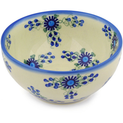 Polish Pottery Bowl 6&quot; UNIKAT