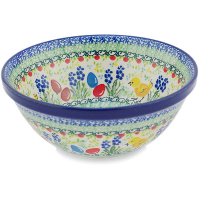 Polish Pottery Bowl 6" UNIKAT