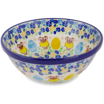 Polish Pottery Bowl 6" UNIKAT