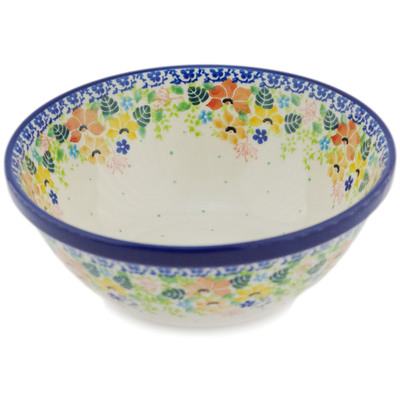 Polish Pottery Bowl 6" UNIKAT